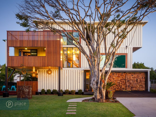 The Brisbane house built with 31 shipping containers