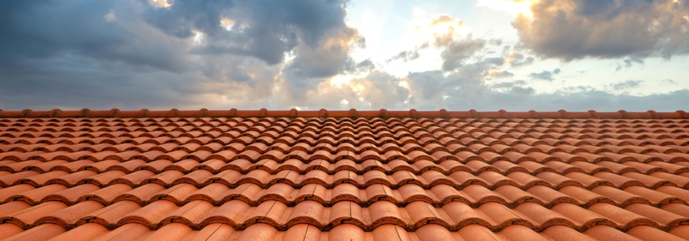 plastic terracotta roof tiles